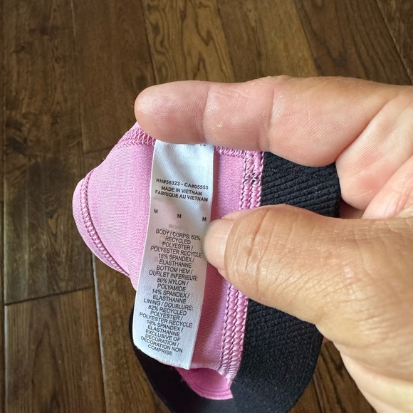 Nike Pink Dri Fit Tempo Sports Bra - Picture 4 of 5